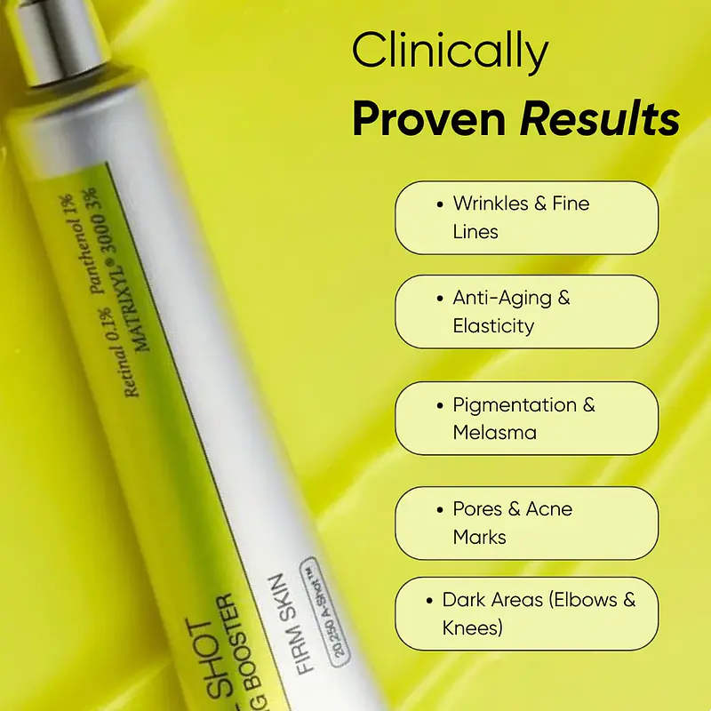 Celimax The Vita-A Retinal Shot Tightening Booster with 0.1% Retinal, Matrixyl & Niacinamide for Wrinkles & Glow, 15ml - Master