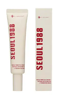 KSECRET SEOUL 1988 Eye Cream : Retinal Liposome 4% + Fermented Bean, wrinkle care, anti-aging, skin elasticity, pigmentation, brightening, retinol, 30ml/1.01 fl.oz. - Master